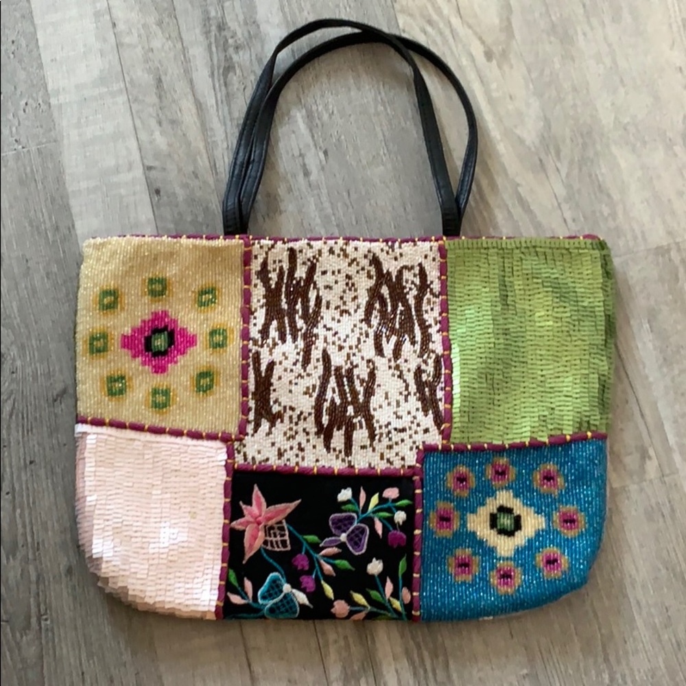 CHRISTIANA VINTAGE BEADED BAG